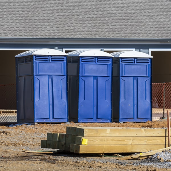 can i customize the exterior of the porta potties with my event logo or branding in Dickinson Alabama